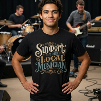 Support Your Local Musician T-Shirt